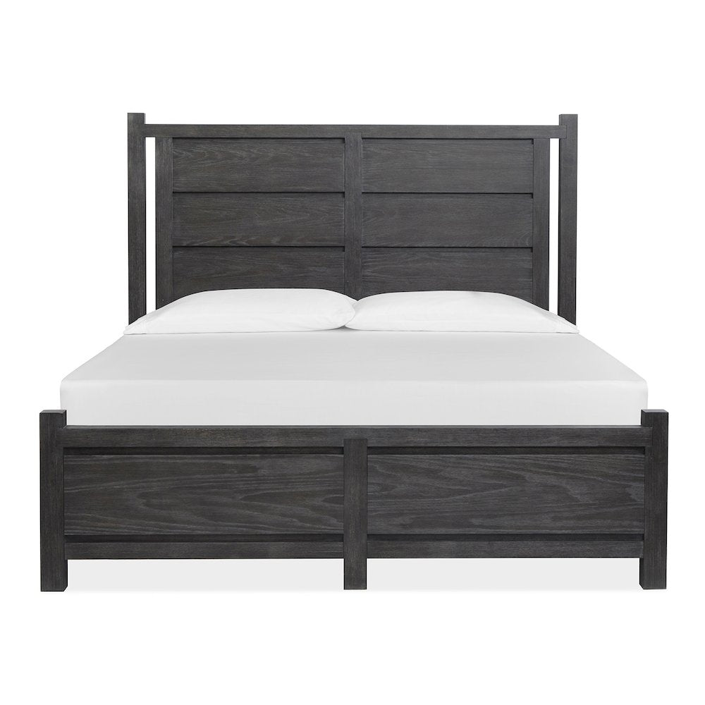 Plum Creek Ravenwood Black Queen Panel Bed