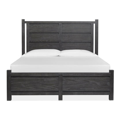 Plum Creek Ravenwood Black Queen Panel Bed