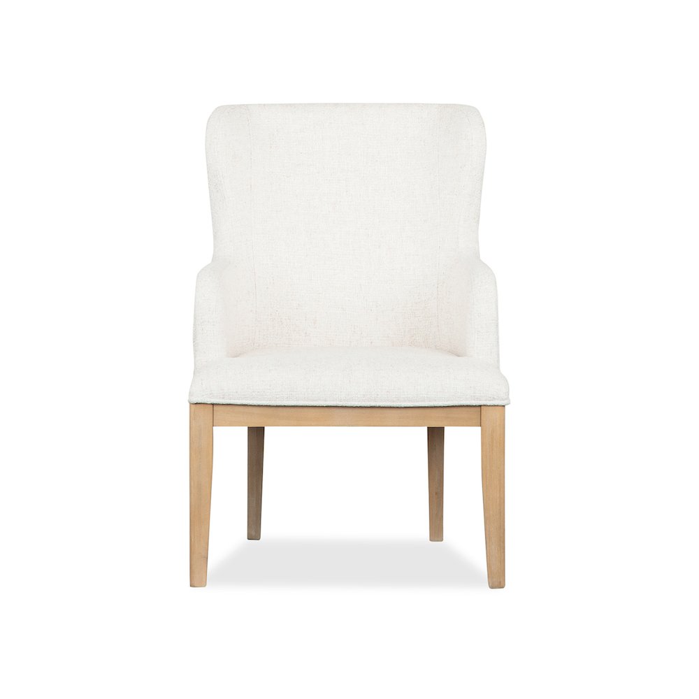 Somerset Butternut Upholstered Arm Chair Two Pack