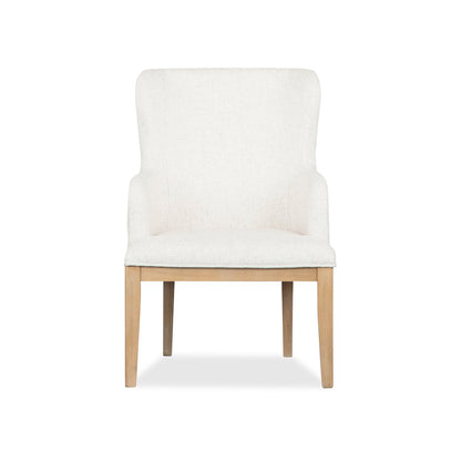 Somerset Butternut Upholstered Arm Chair Two Pack