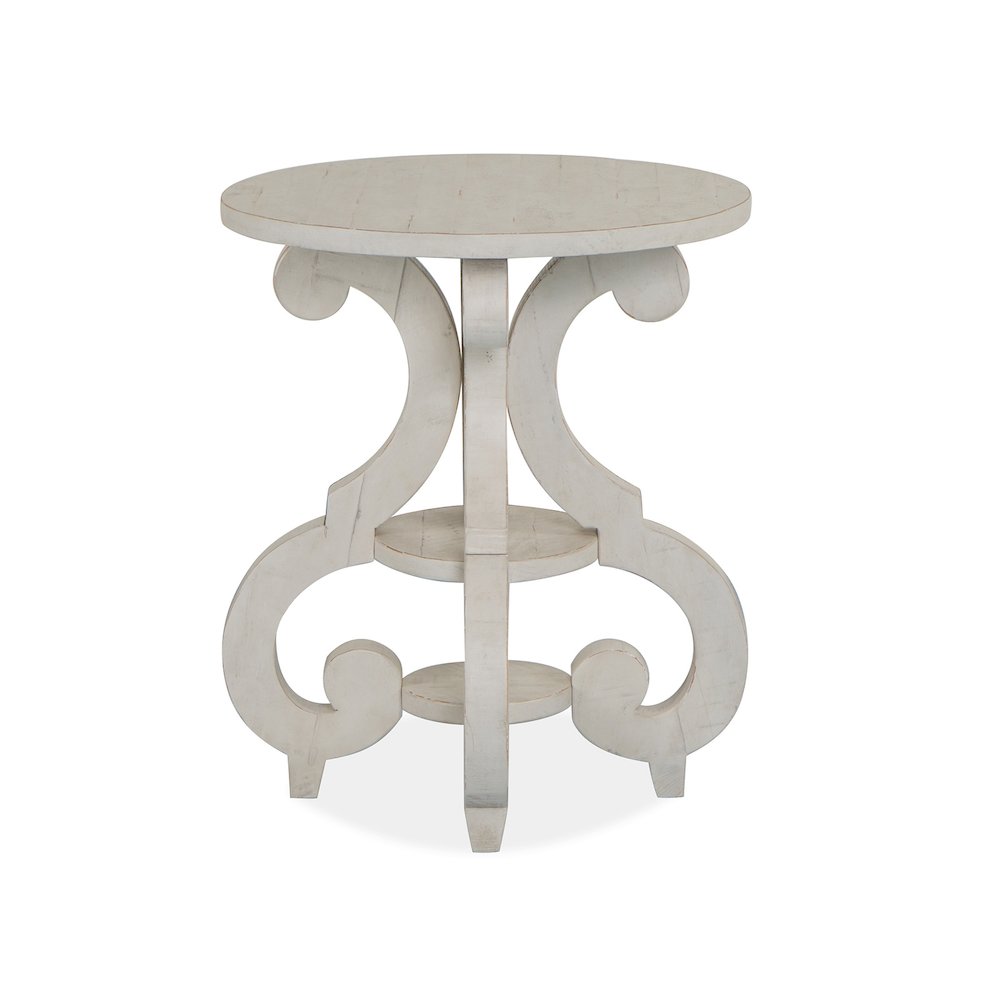 Bronwyn Alabaster Round Accent Table