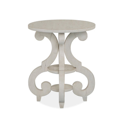 Bronwyn Alabaster Round Accent Table