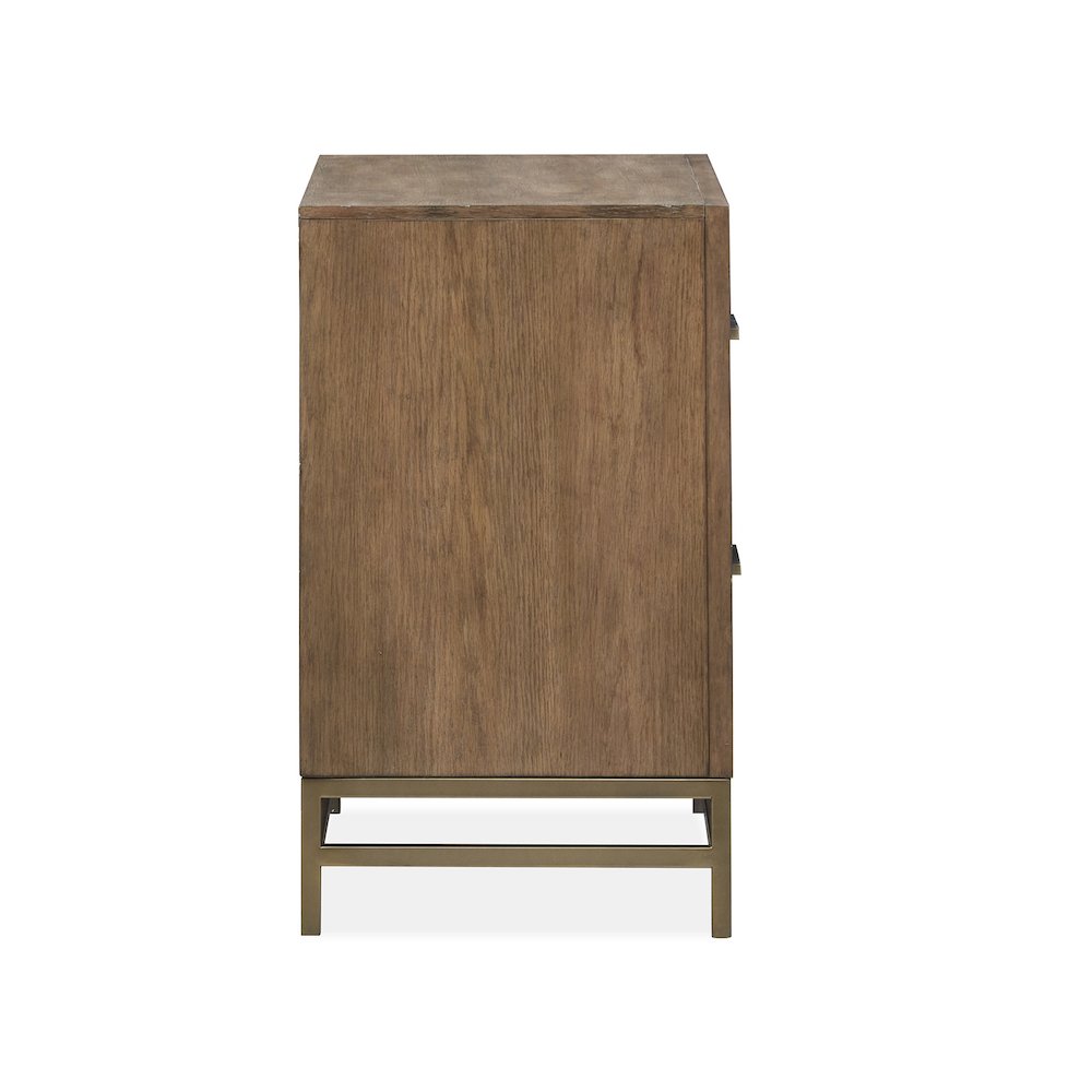 Lindon Belgian Wheat And Coffee Bean Drawer Nightstand