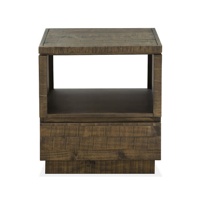 Baisden Tobacco Rectangular End Table