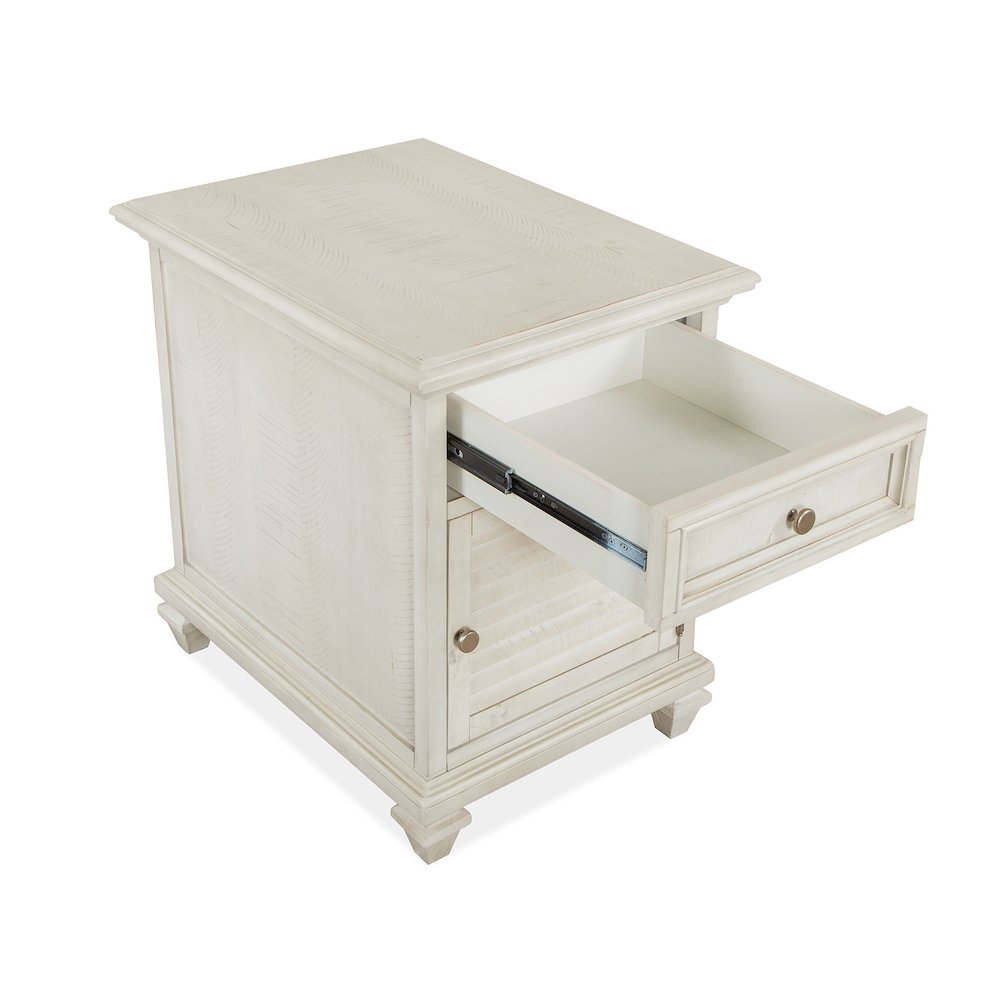 Newport Alabaster Chairside End Table