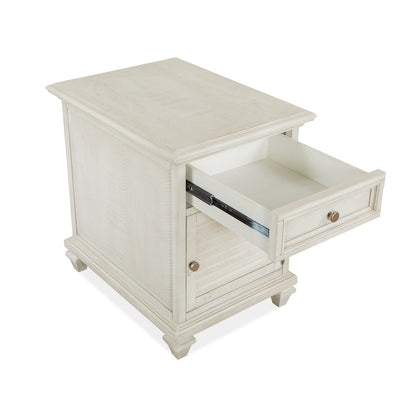 Newport Alabaster Chairside End Table