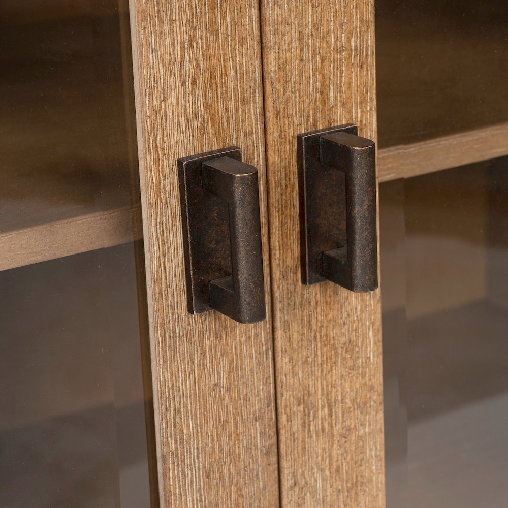 Plum Creek Sierra Brown Display Cabinet