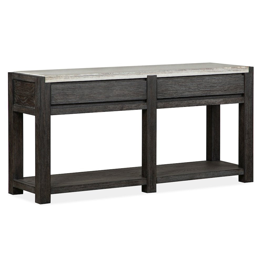 Plum Creek Ravenwood Black Rectangular Sofa Table