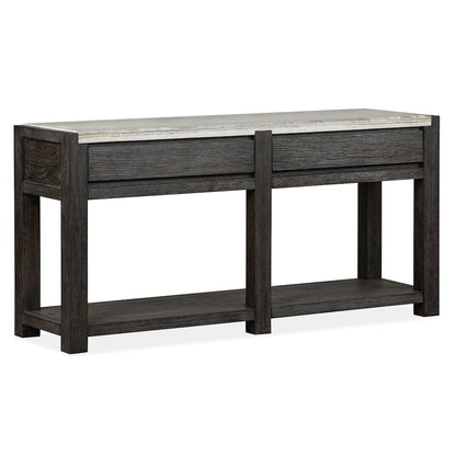 Plum Creek Ravenwood Black Rectangular Sofa Table