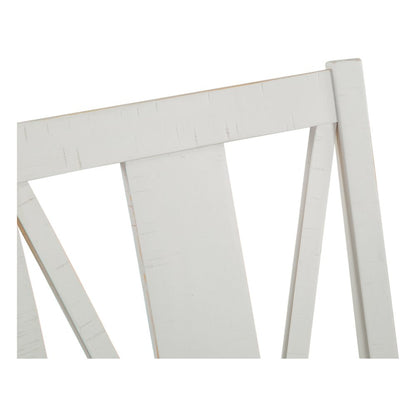 Heron Cove Chalk White And Dovetail Grey Upholstered Counter Chair Two Pack