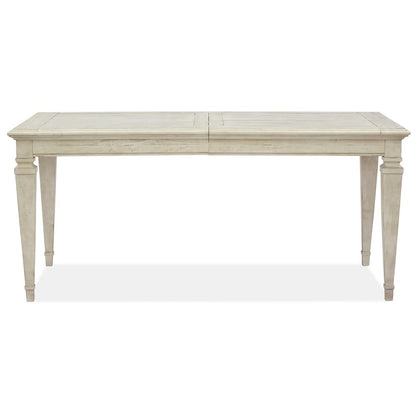 Newport Alabaster Extendable Rectangular Dining Table