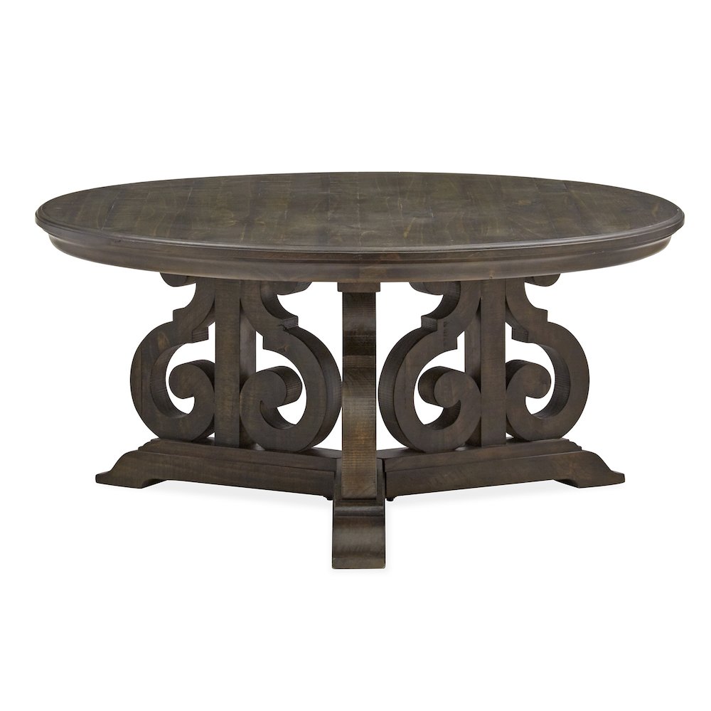 Bellamy Peppercorn Round Cocktail Table