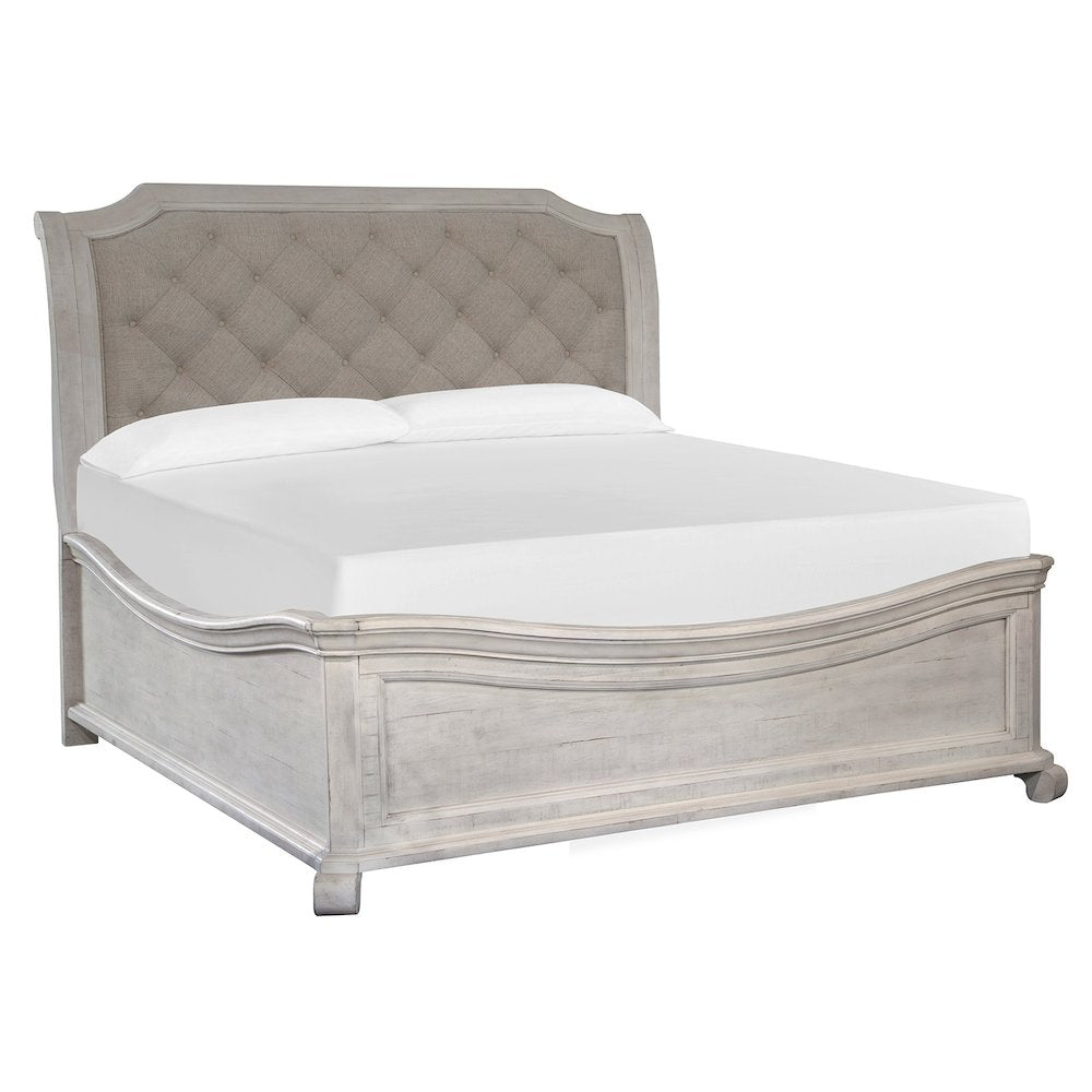 Bronwyn Alabaster Queen Sleigh Bed