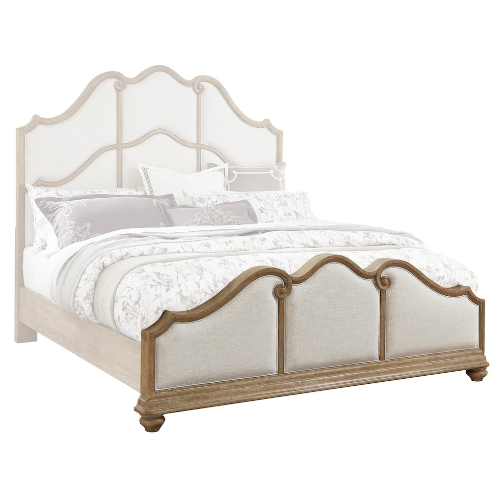 Pulaski Weston Hills Flax Seed Queen Upholstered Footboard