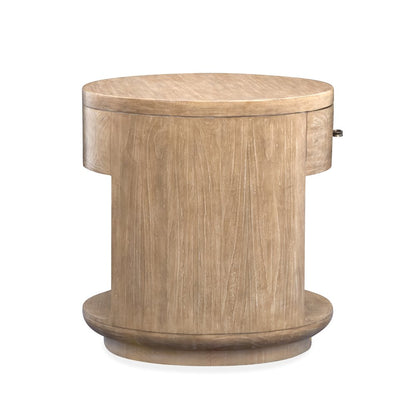 Sanford Chateau Brown Round End Table