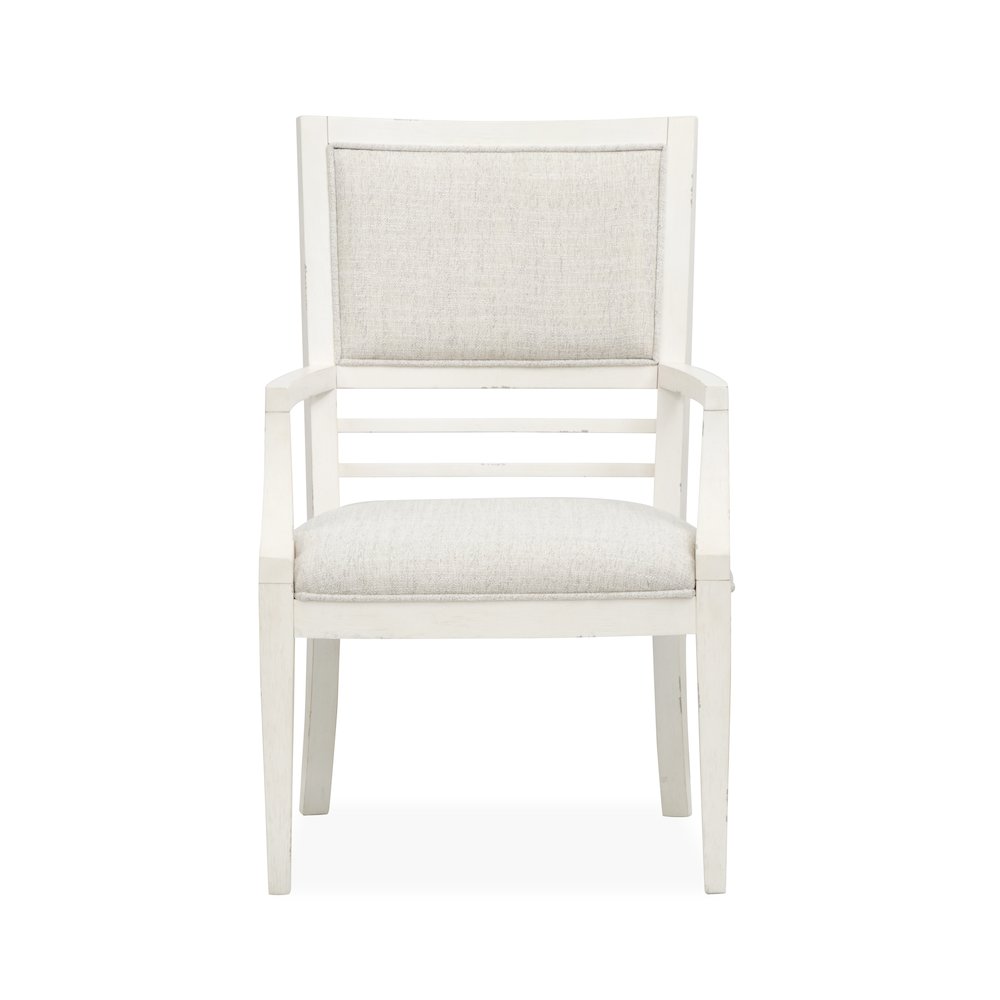 Echo Isles Sea Pearl And Driftwood Upholstered Arm Chair Two Pack