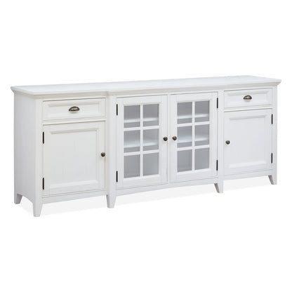 Heron Cove Chalk White 80" Console