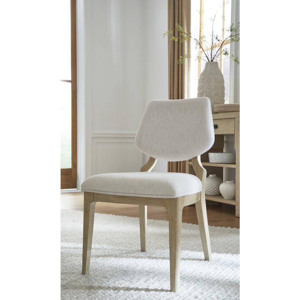 Sunset Cove Sanibel Brown Upholstered Side Chair Two Pack