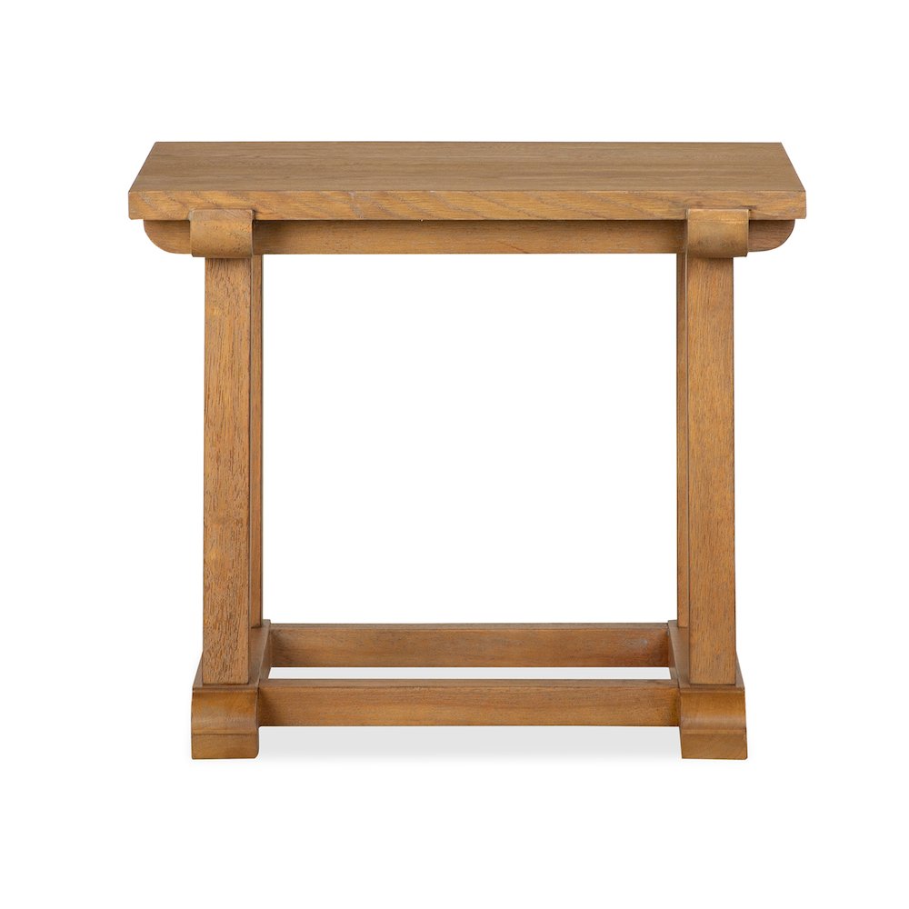 Lindon Belgian Wheat Rectangular End Table