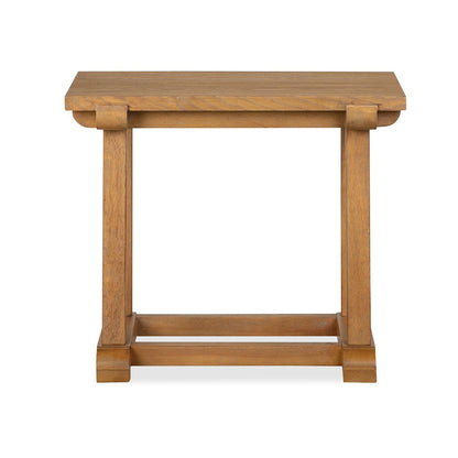 Lindon Belgian Wheat Rectangular End Table