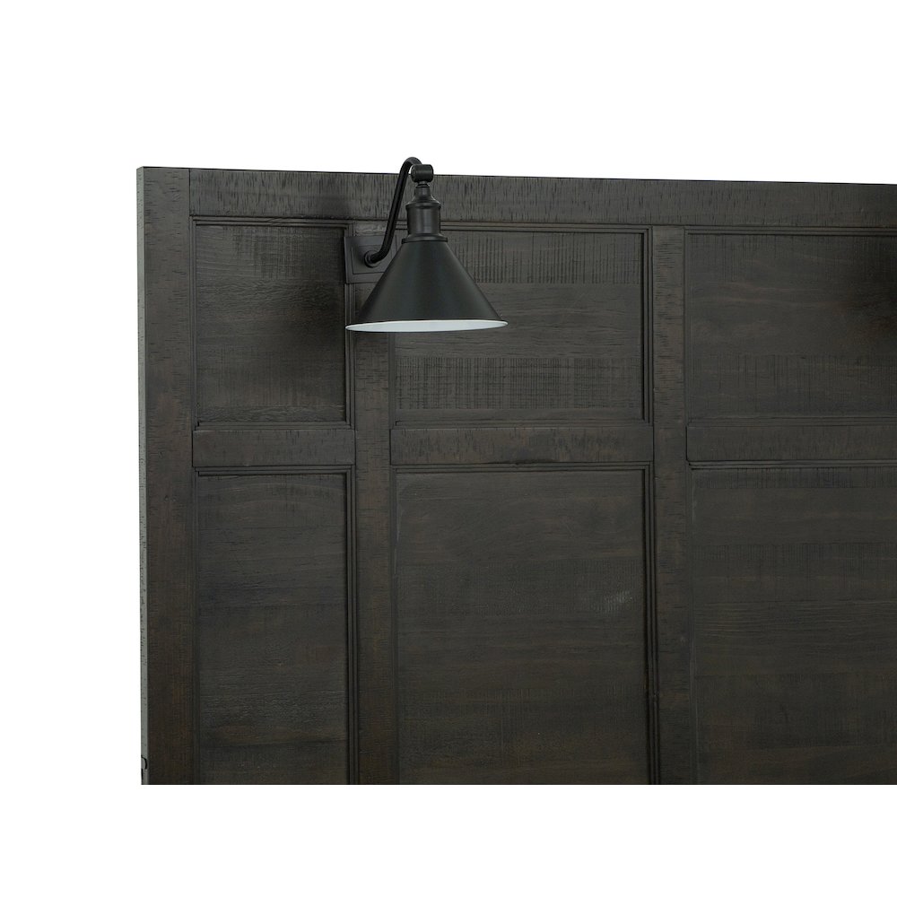 Westley Falls Graphite King Lamp Panel Bed