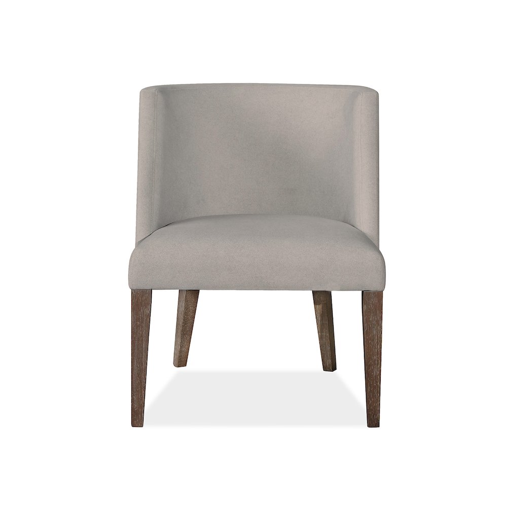 Kavanaugh Weathered Kona Brown Upholstered Host Chair Two Pack