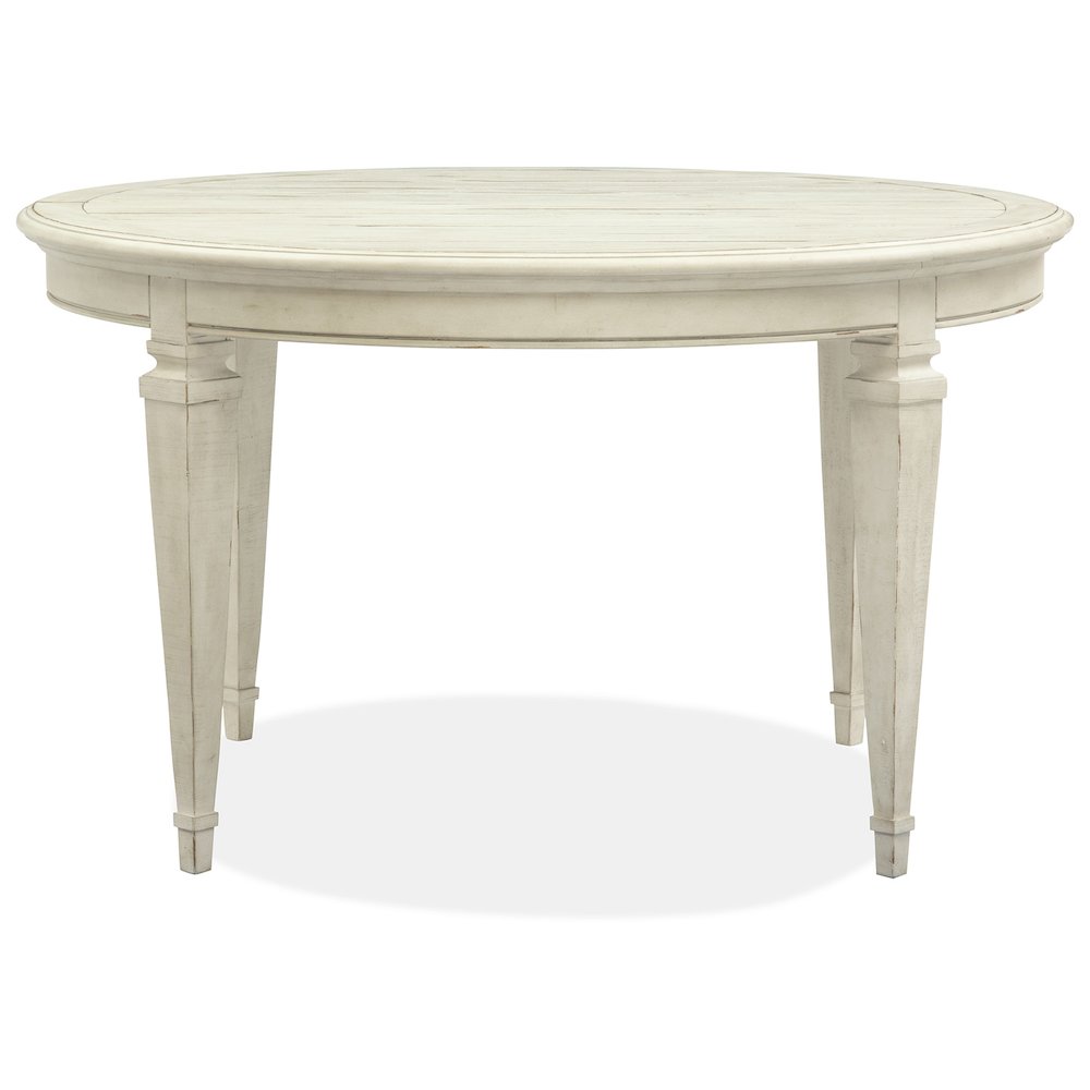 Newport Alabaster Extendable Round Dining Table