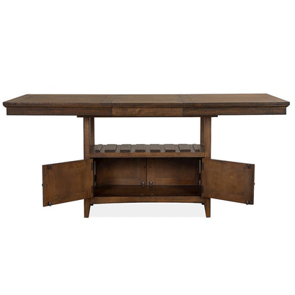Bay Creek Toasted Nutmeg Extendable Counter Height Dining Table