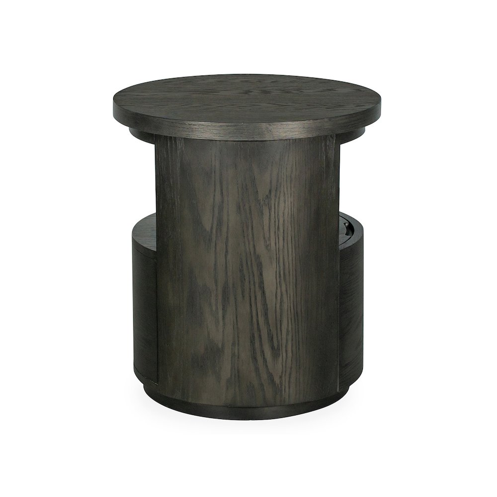 Bosley Coffee Bean Round End Table