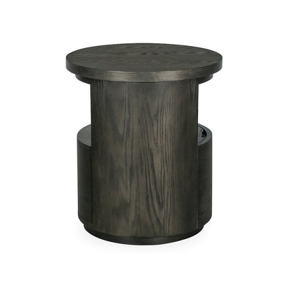 Bosley Coffee Bean Round End Table