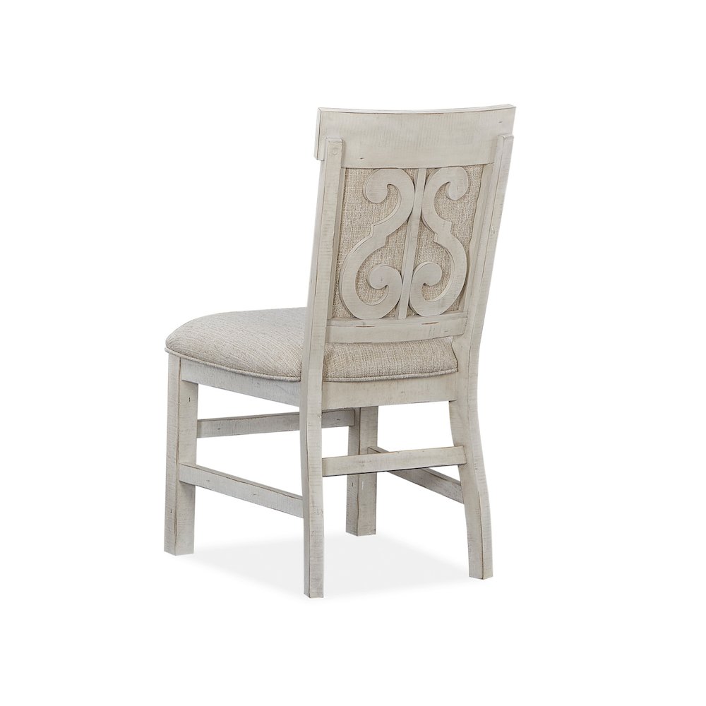 Bronwyn Alabaster And Toasted Nutmeg Upholstered Side Chair Two Pack