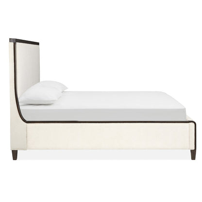 Rowan Espresso Queen Upholstered Panel Bed