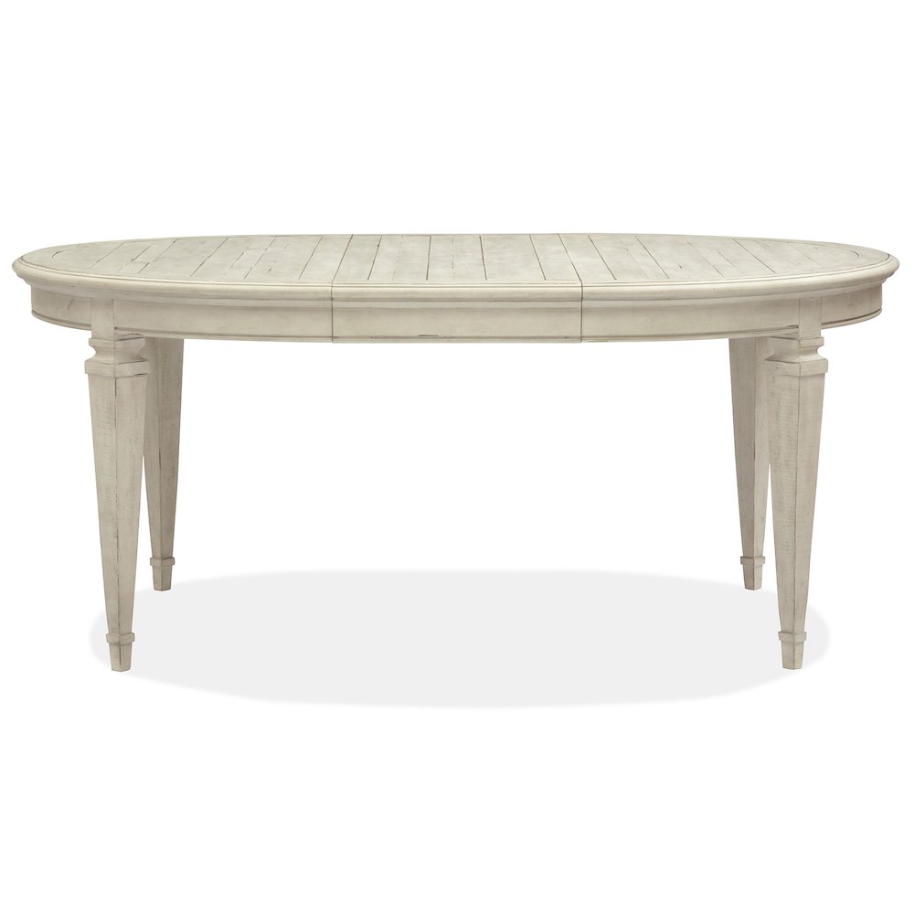 Newport Alabaster Extendable Round Dining Table