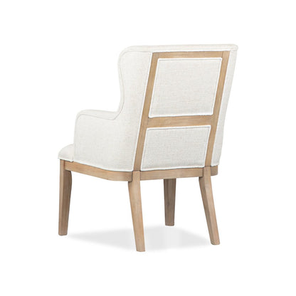 Somerset Butternut Upholstered Arm Chair Two Pack