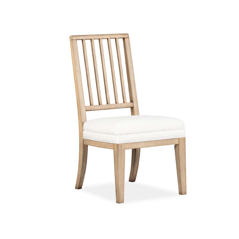 Coventry Honey Maple Upholstered Side Chair Two Pack