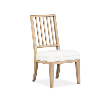 Coventry Honey Maple Upholstered Side Chair Two Pack