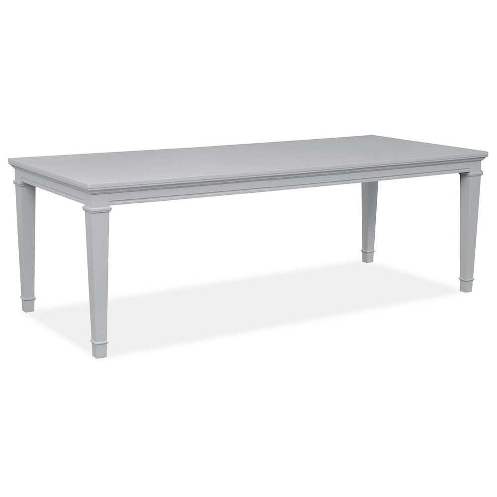 Charleston Harbor Gray Grey Extendable Rectangular Dining Table