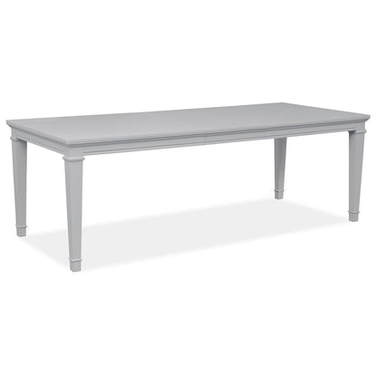 Charleston Harbor Gray Grey Extendable Rectangular Dining Table