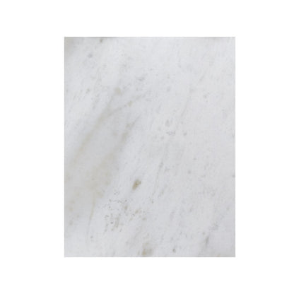 Pearl White And Roasted Almond And Brushed Platinum Rectangular Accent Table