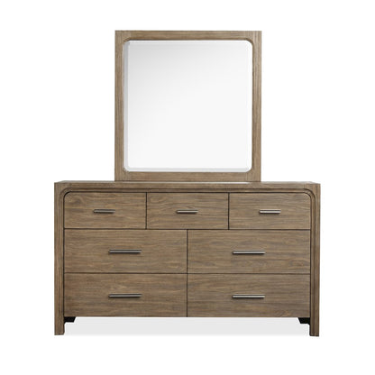Westbourne Dark Umber Dresser With Portrait Mirror