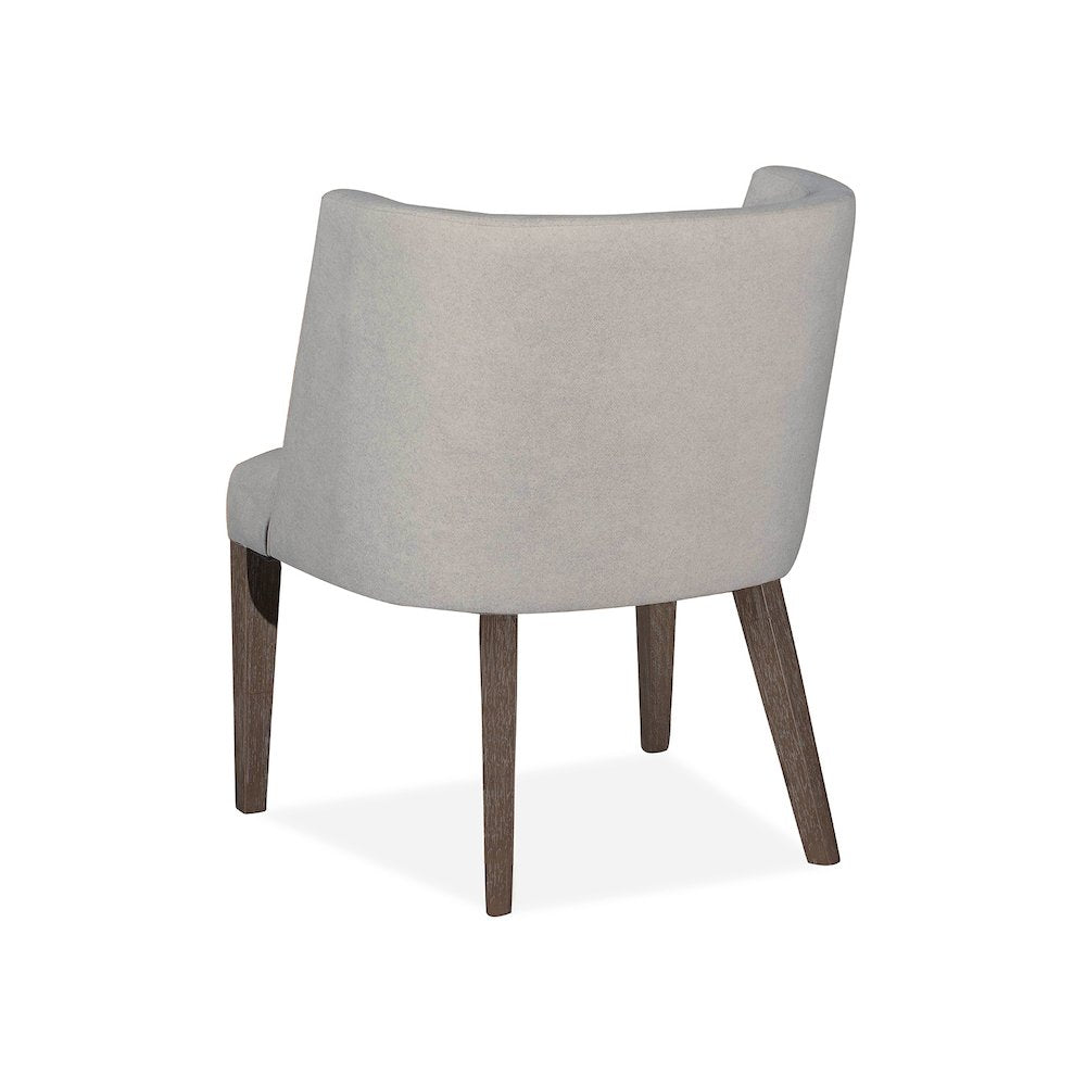 Kavanaugh Weathered Kona Brown Upholstered Host Chair Two Pack