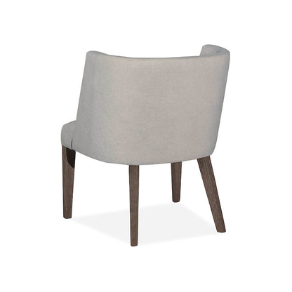 Kavanaugh Weathered Kona Brown Upholstered Host Chair Two Pack
