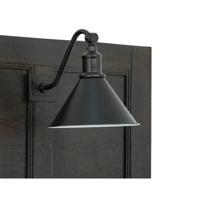 Westley Falls Graphite Queen Lamp Panel Bed