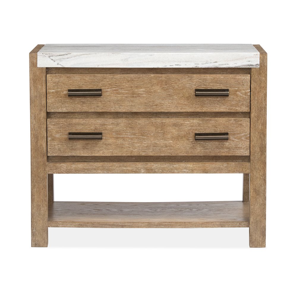 Plum Creek Sierra Brown Open Nightstand