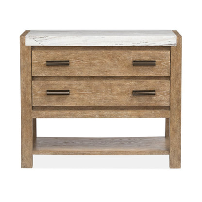 Plum Creek Sierra Brown Open Nightstand