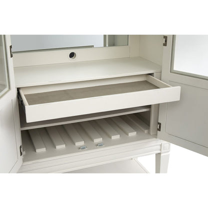 Willowbrook Egg Shell White Display Cabinet