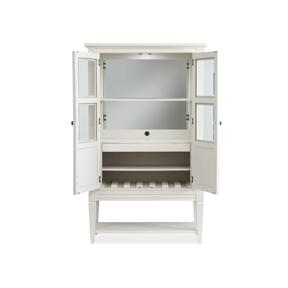 Willowbrook Egg Shell White Display Cabinet