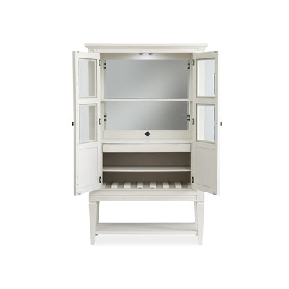 Willowbrook Egg Shell White Display Cabinet