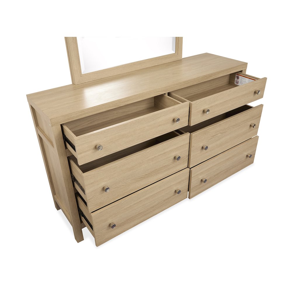 Merrifield Sandstone Beige Double Drawer Dresser