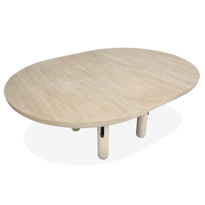 Sunset Cove Sanibel Brown Extendable Round Dining Table